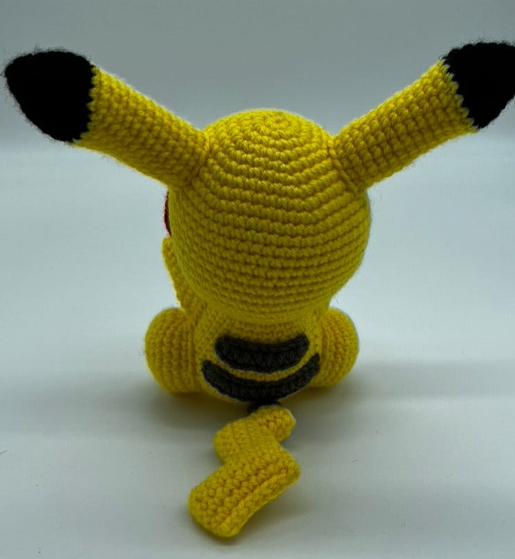 Pikachu Pokemon - Knitted Amigurumi