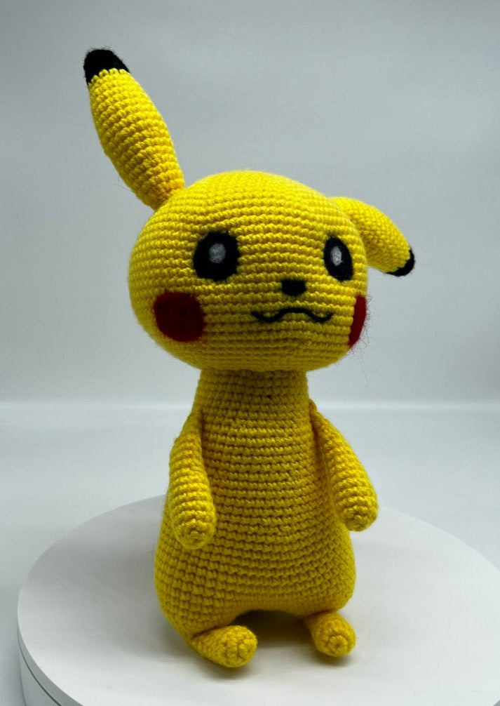 Pikachu Pokemon Knitted Amigurumi