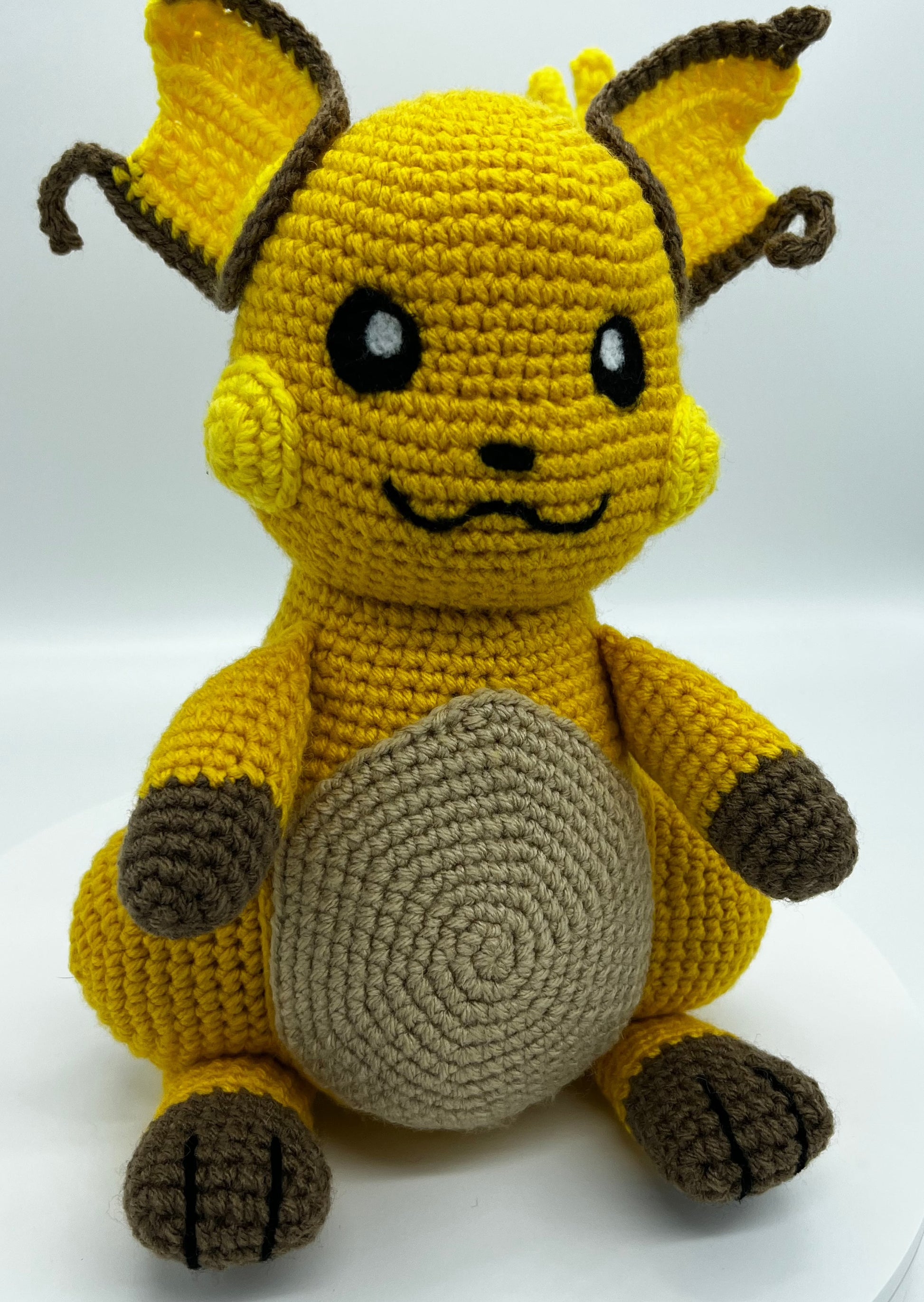 Raichu Pokemon Knitted Amigurumi