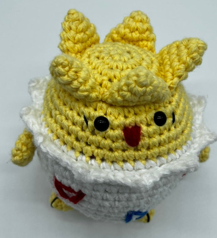 Togepi Pokemon - Knitted Amigurumi