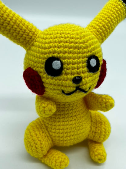 Pikachu Pokemon - Knitted Amigurumi