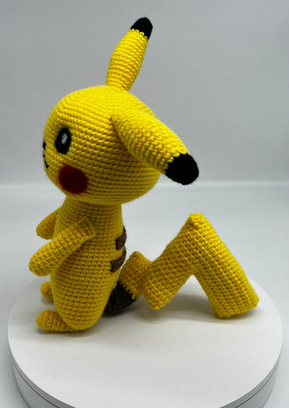 Pikachu Pokemon Knitted Amigurumi