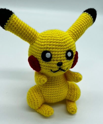 Pikachu Pokemon - Knitted Amigurumi