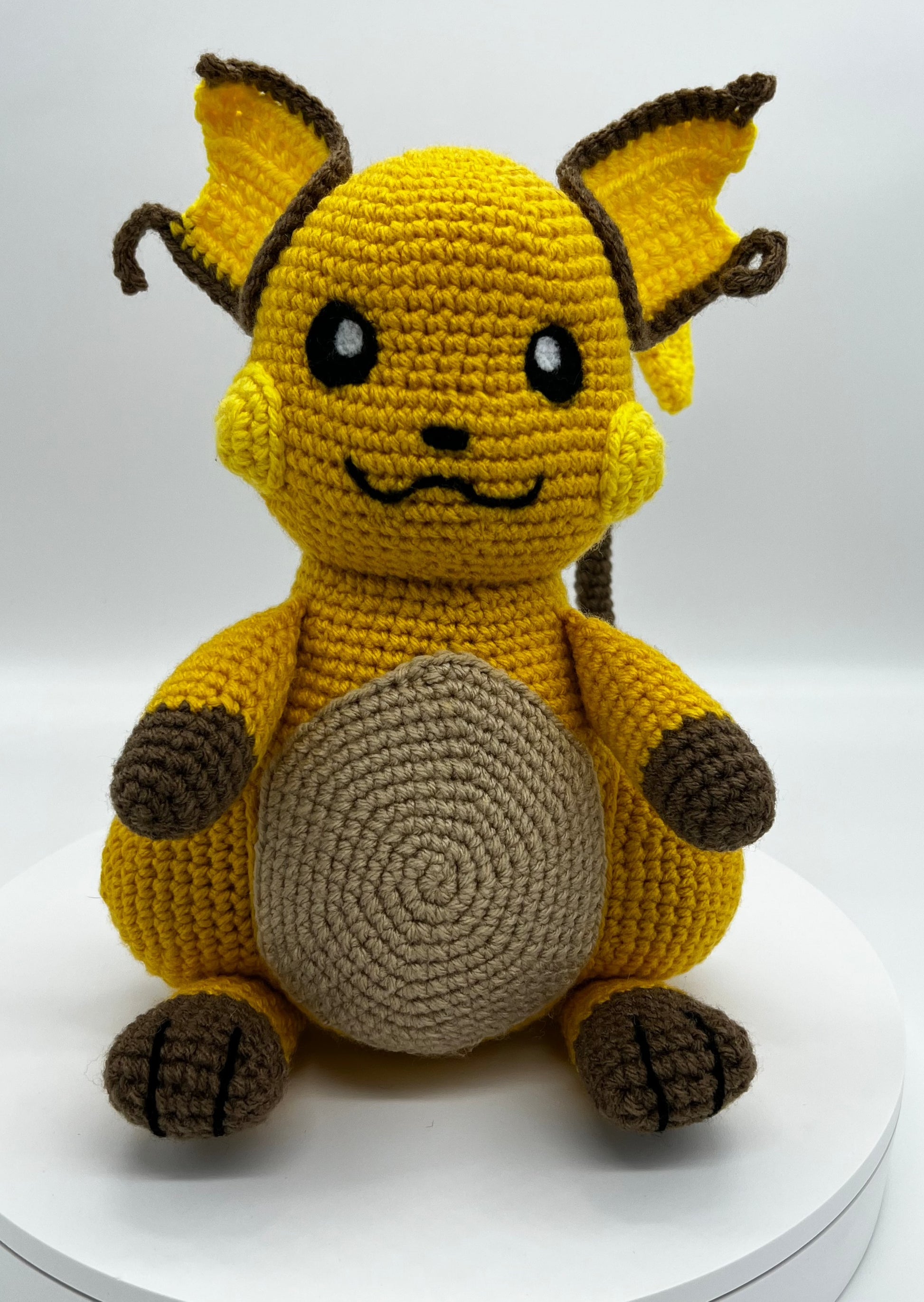 Raichu Pokemon Knitted Amigurumi