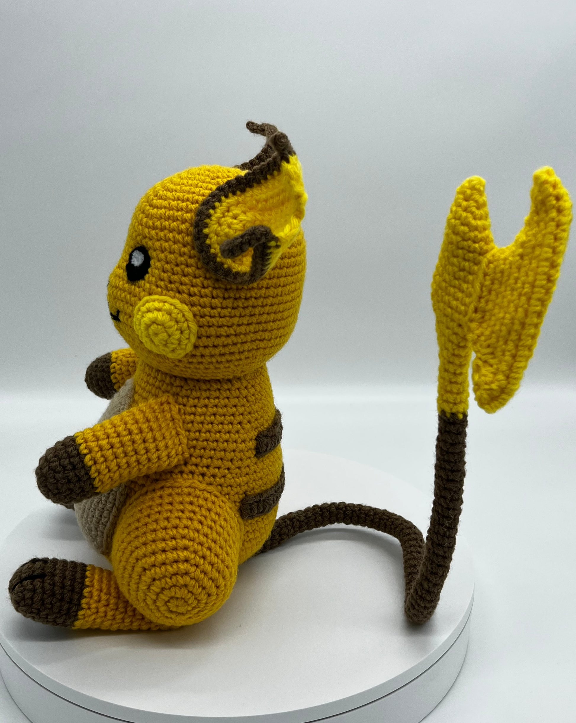 Raichu Pokemon Knitted Amigurumi