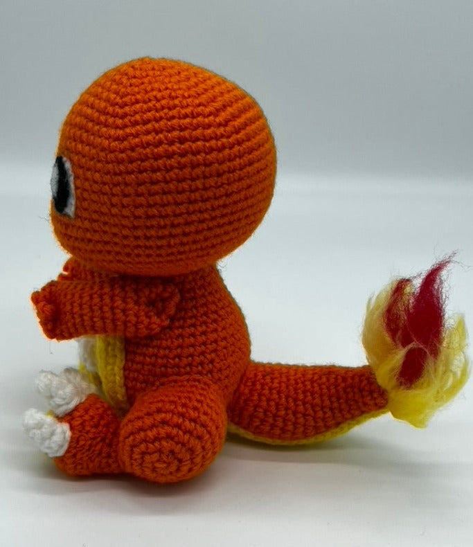 Charmander Pokemon - Knitted Amigurumi