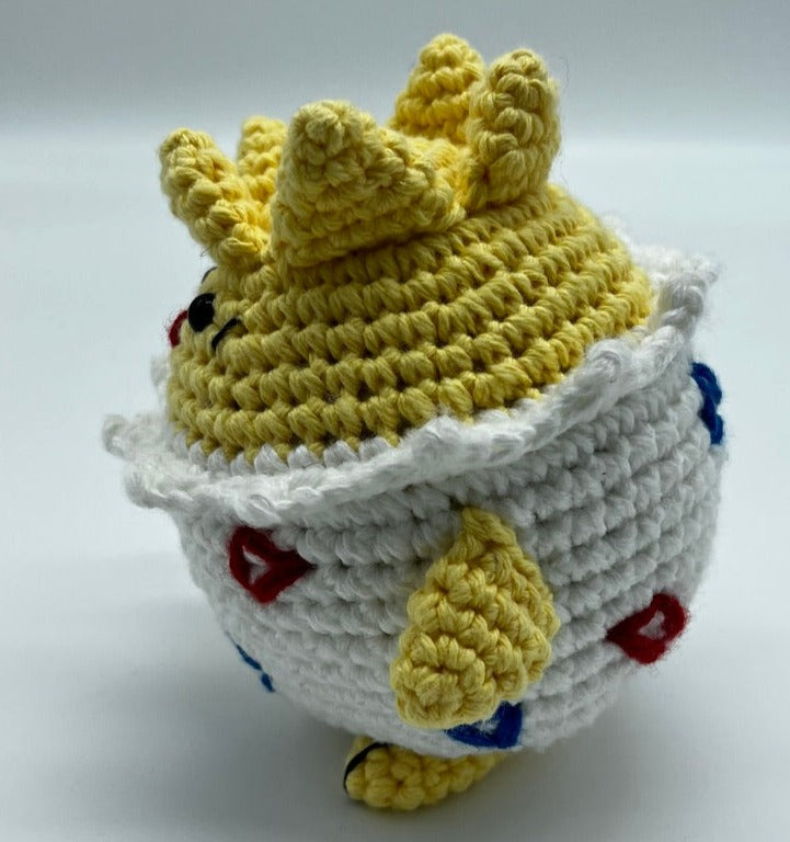 Togepi Pokemon - Knitted Amigurumi