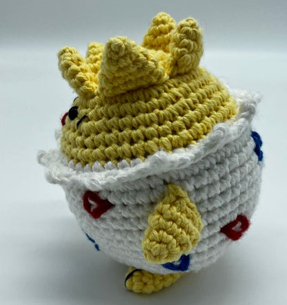 Togepi Pokemon - Knitted Amigurumi