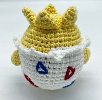 Togepi Pokemon - Knitted Amigurumi