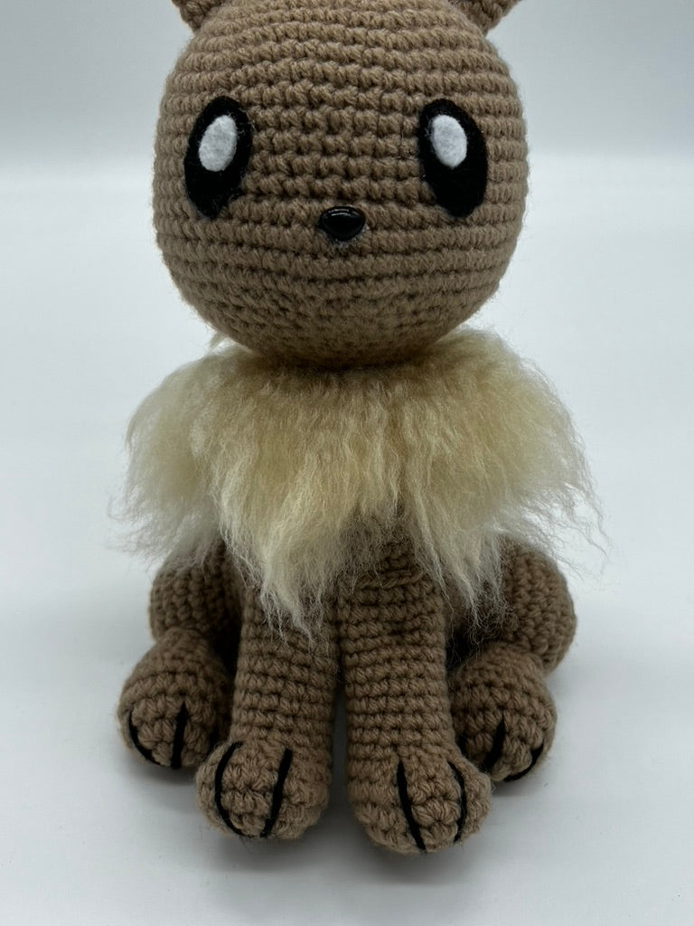 Eevee Pokemon - Knitted Amigurumi