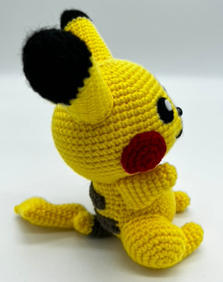 Pikachu Pokemon - Knitted Amigurumi