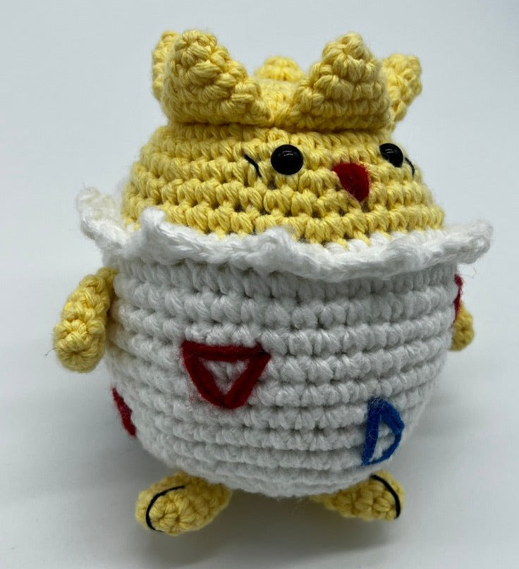 Togepi Pokemon - Knitted Amigurumi