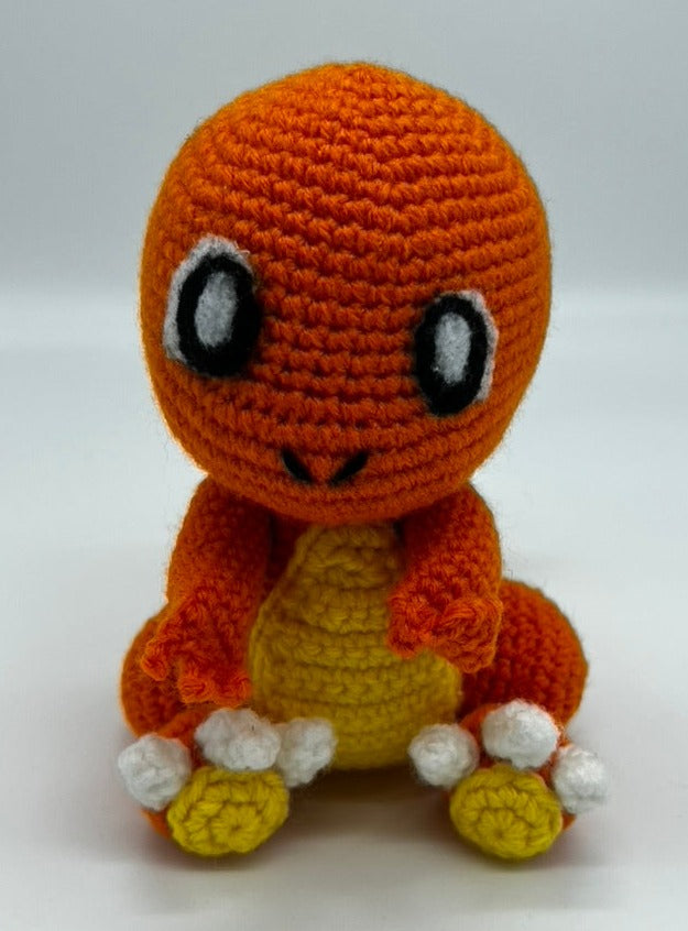 Charmander Pokemon - Knitted Amigurumi