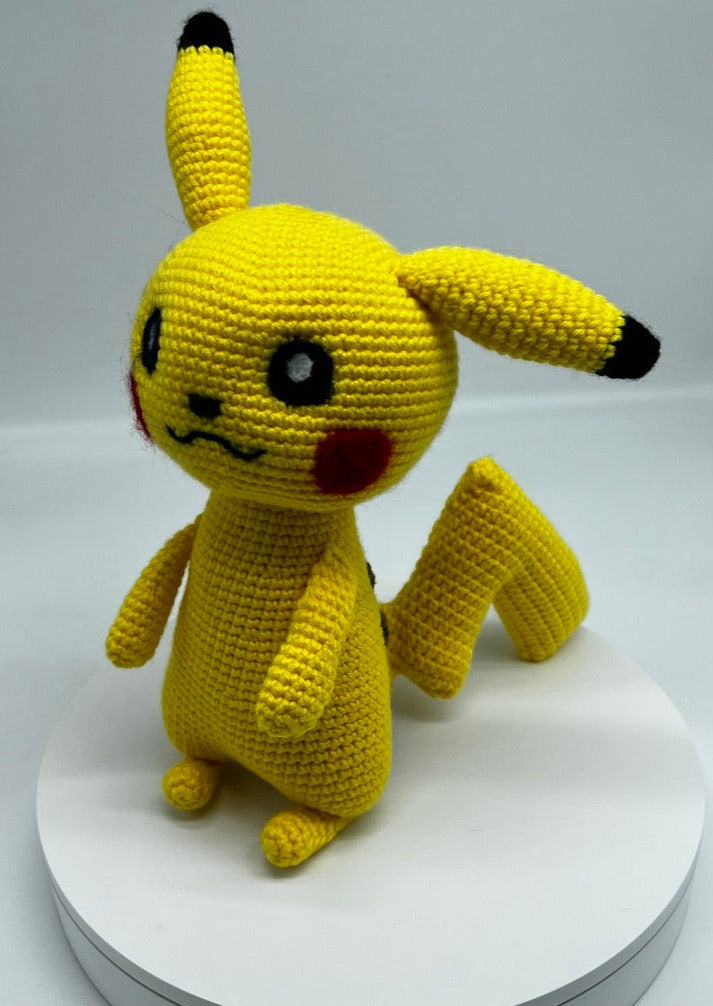 Pikachu Pokemon Knitted Amigurumi