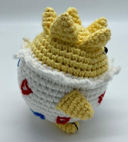 Togepi Pokemon - Knitted Amigurumi