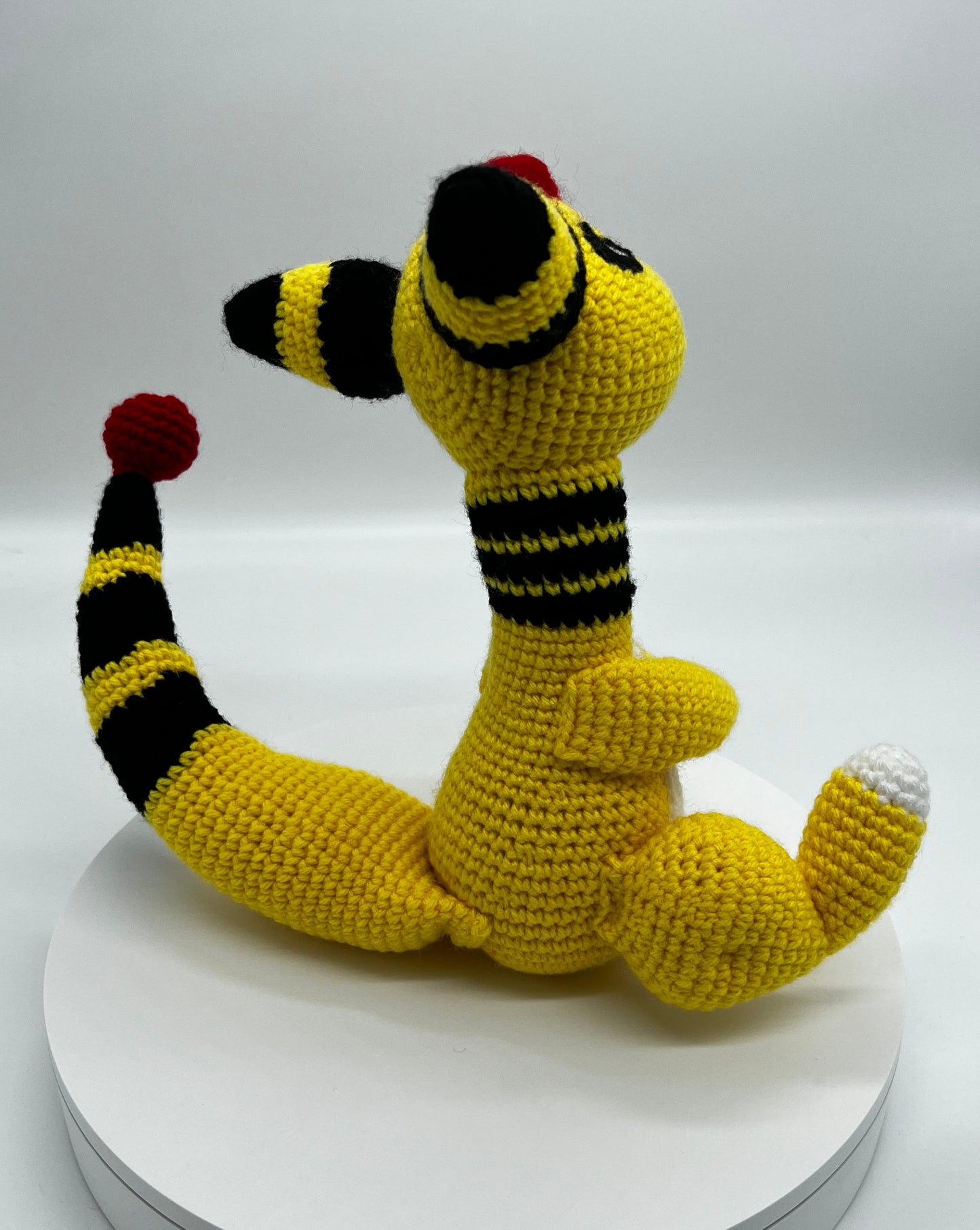 Ampharos Pokemon Knitted Amigurumi