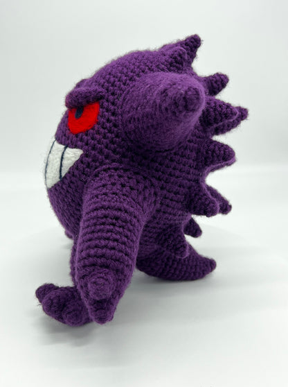 Gengar Pokemon Amigurumi - Perhandmade