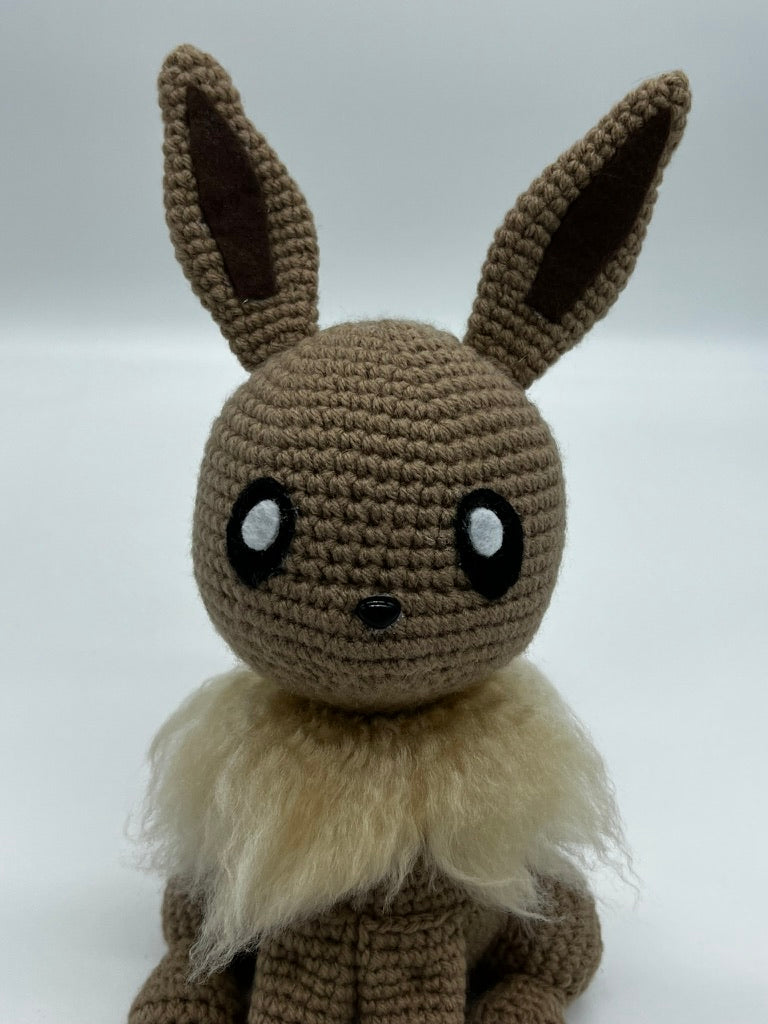 Eevee Pokemon - Knitted Amigurumi