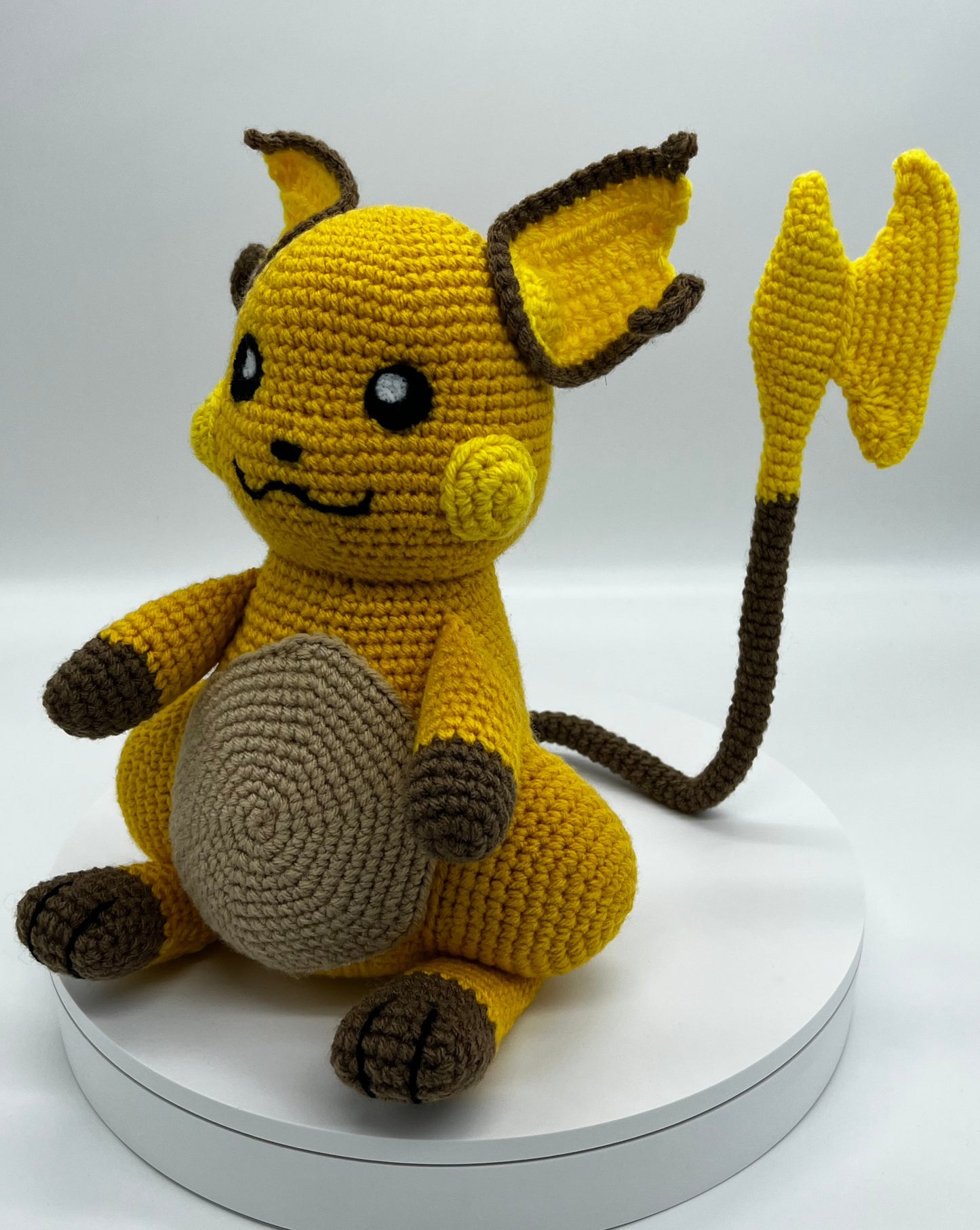 Raichu Pokemon Knitted Amigurumi