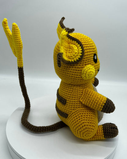 Raichu Pokemon Knitted Amigurumi