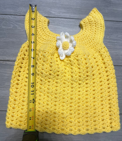 Yellow Daisy Baby Dress Set