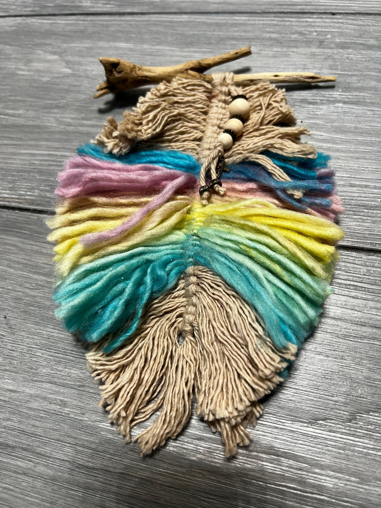 Feather Tree Branch Decoration