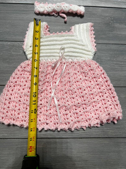 Baby Pink Dress & Headband