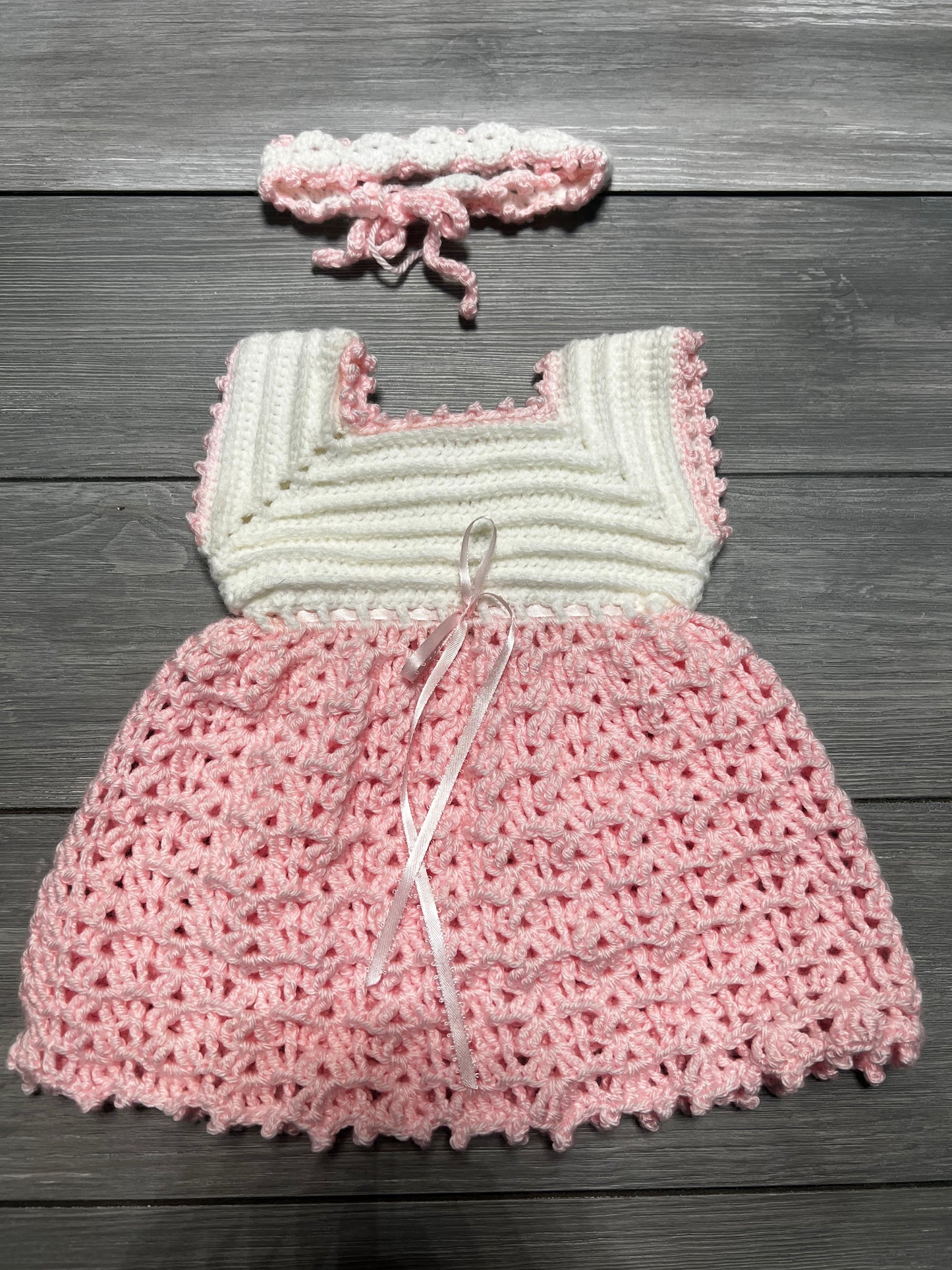 Baby Pink Dress & Headband