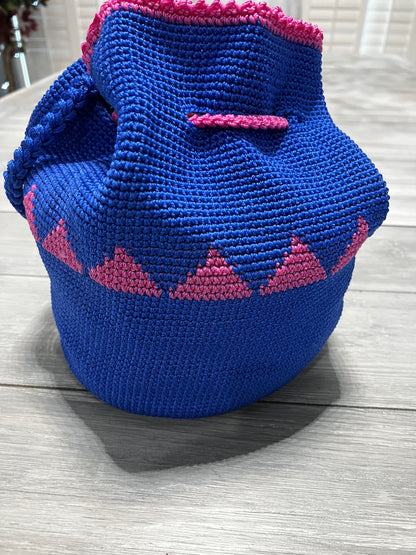 Native Tribal Blue Backpack