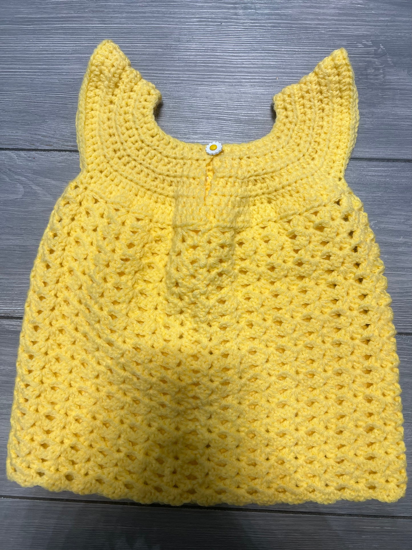 Yellow Daisy Baby Dress Set