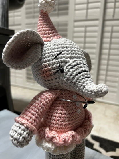 Elephant Girl Stuffed Animal